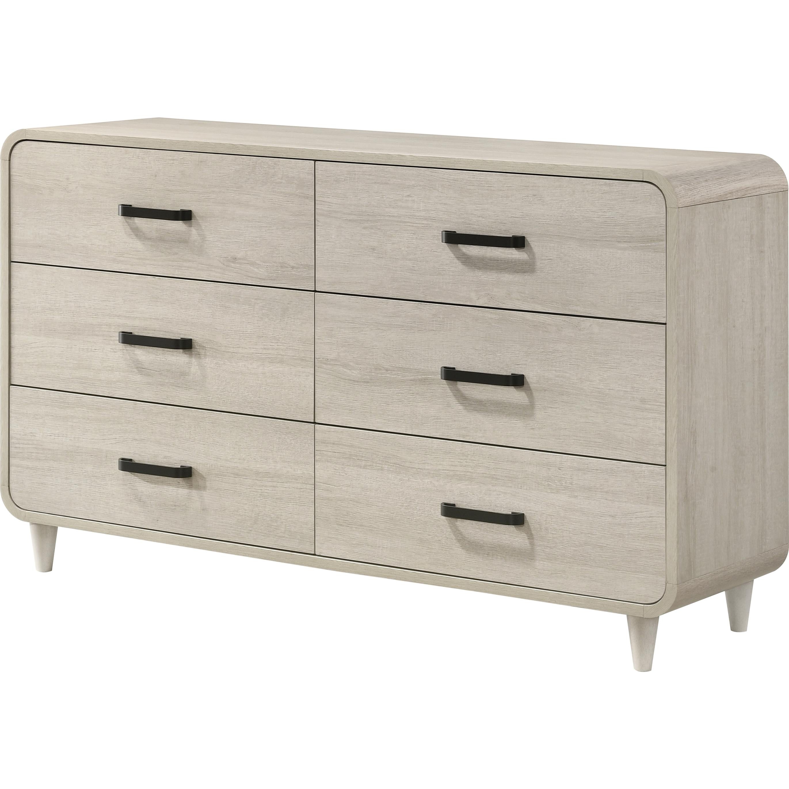 Crown Mark Nyomi B4900-1 Dresser - White IMAGE 1